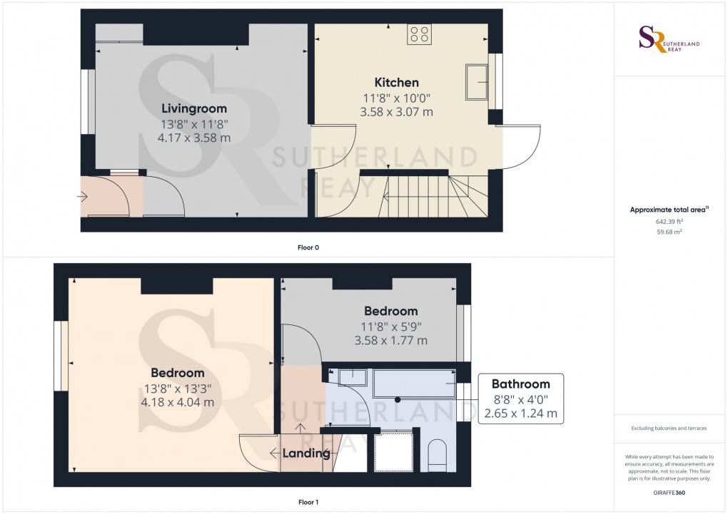 Floorplan for Whitehough, Chinley, SK23