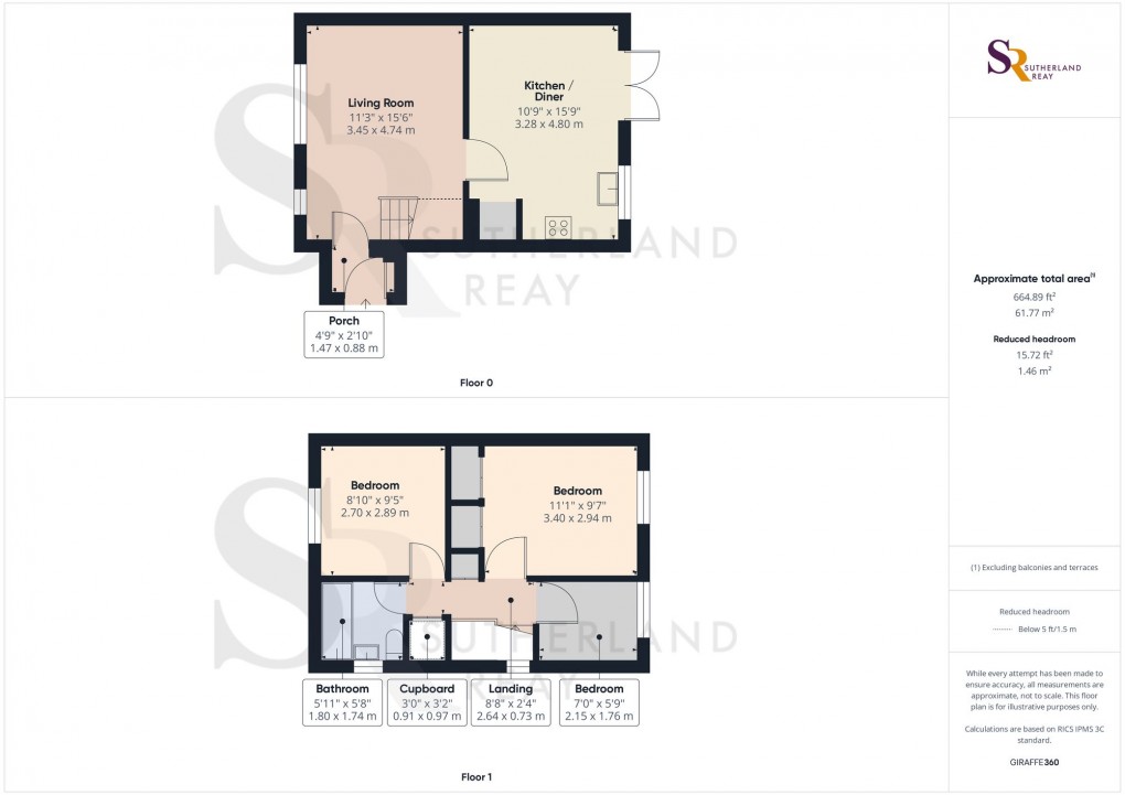 Floorplan for Johnson Way, Chapel-En-Le-Frith, SK23