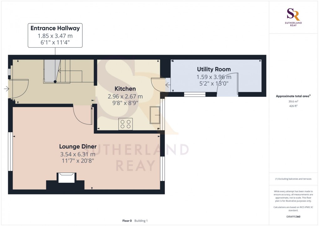 Floorplan for Poplar Avenue, New Mills, SK22