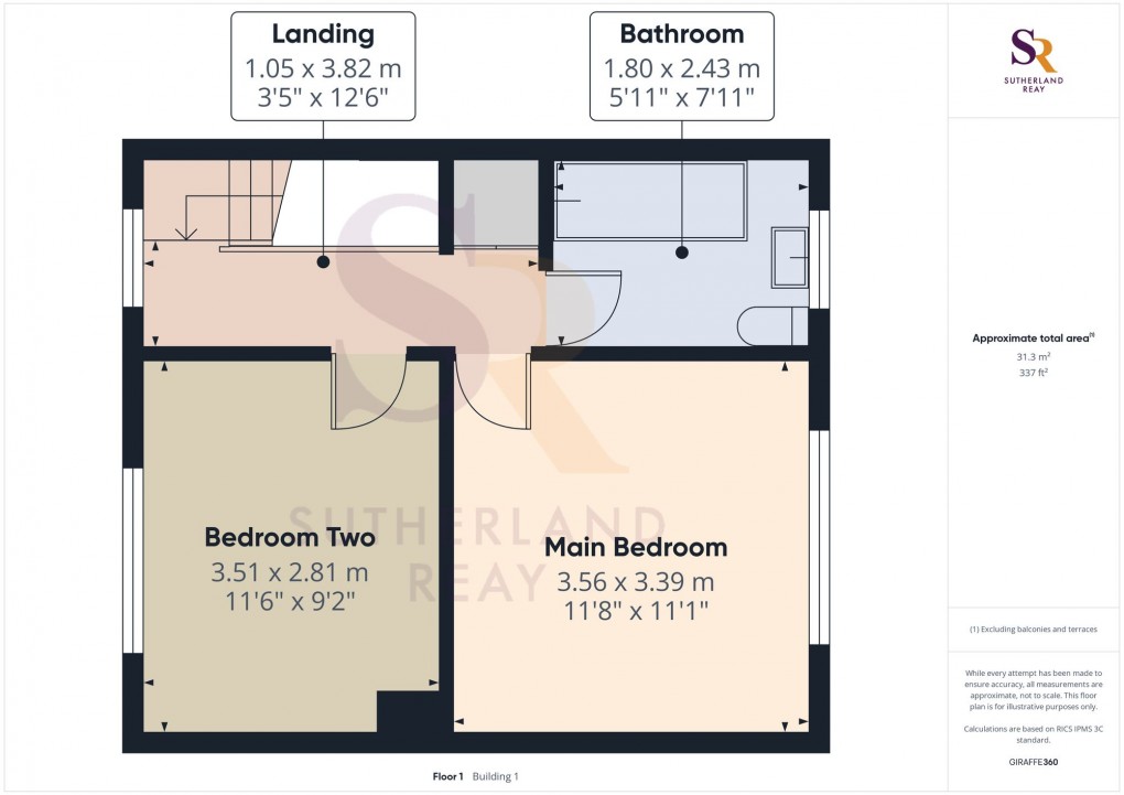 Floorplan for Poplar Avenue, New Mills, SK22