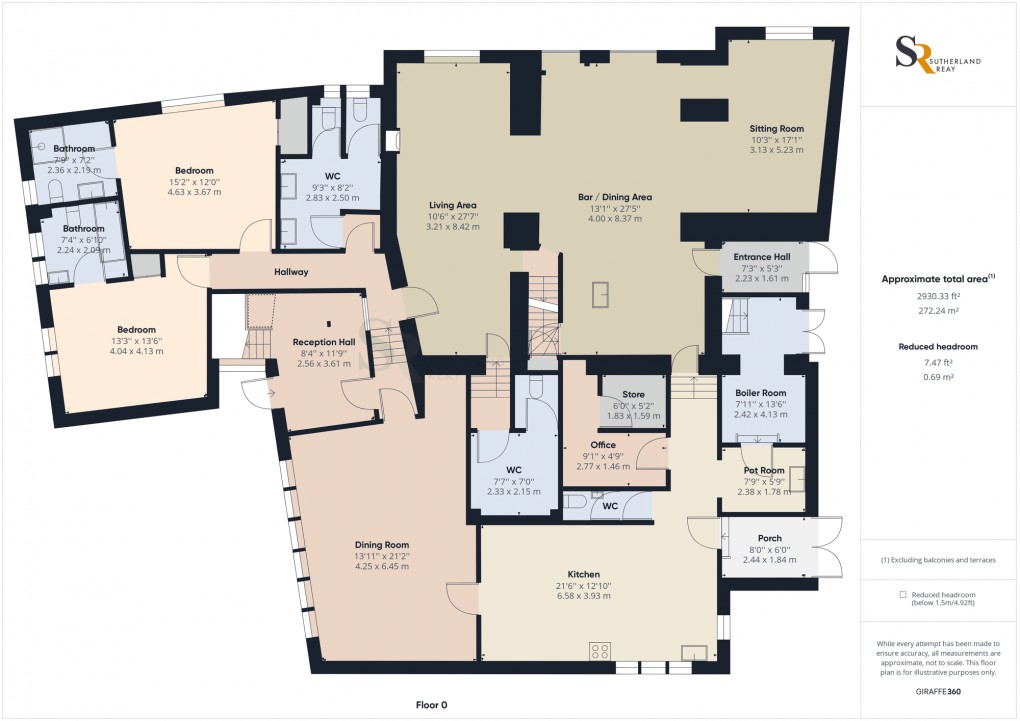 Floorplan for New Mills Road, Birch Vale, SK22