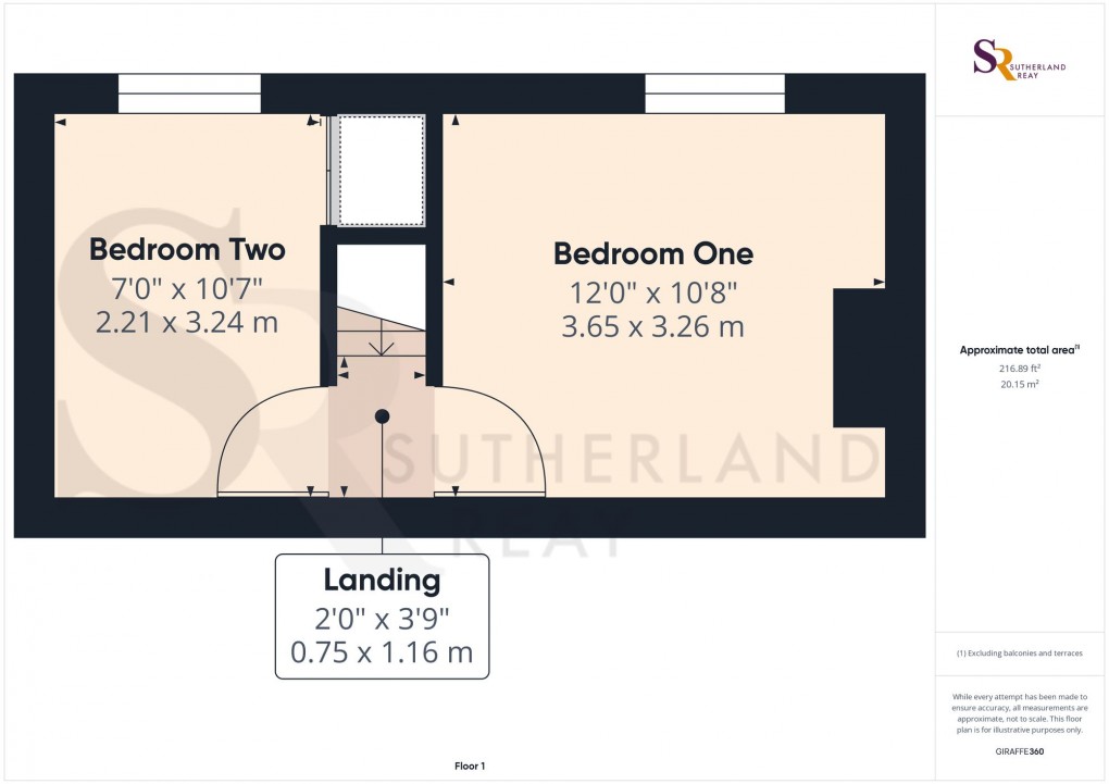 Floorplan for Mellor Road, New Mills, SK22