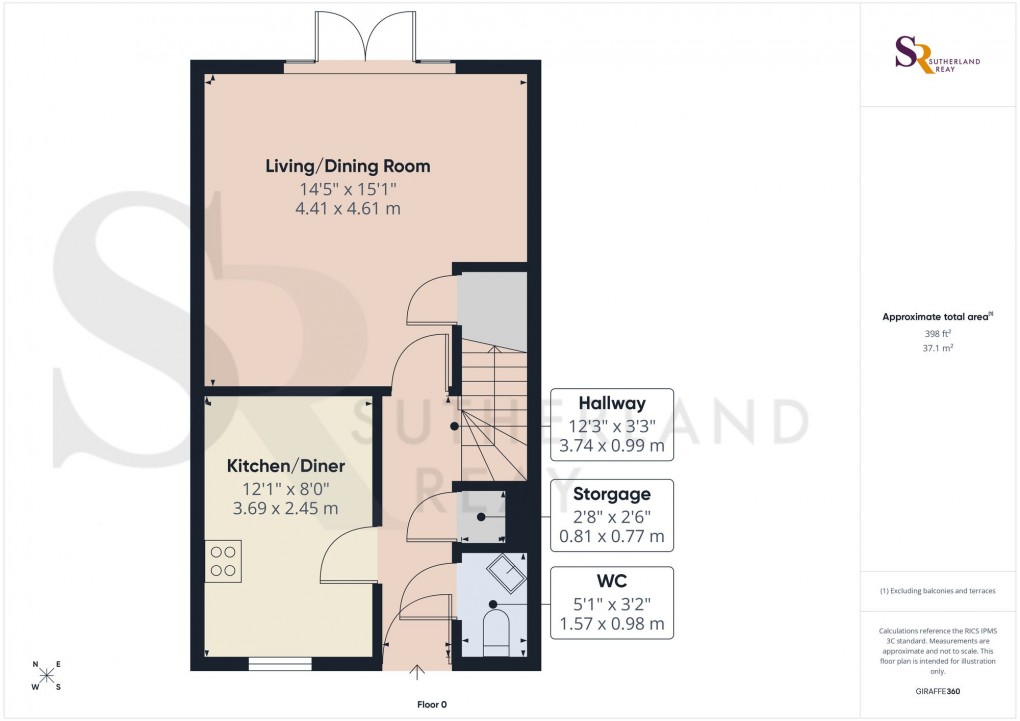 Floorplan for Marsh Way, Chapel-En-Le-Frith, SK23